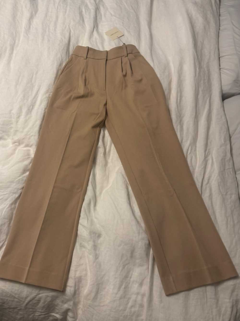 Favorite Daughter The Favorite Pant in Beige Tan size 2 Petite NWT Trouser - Picture 3 of 8